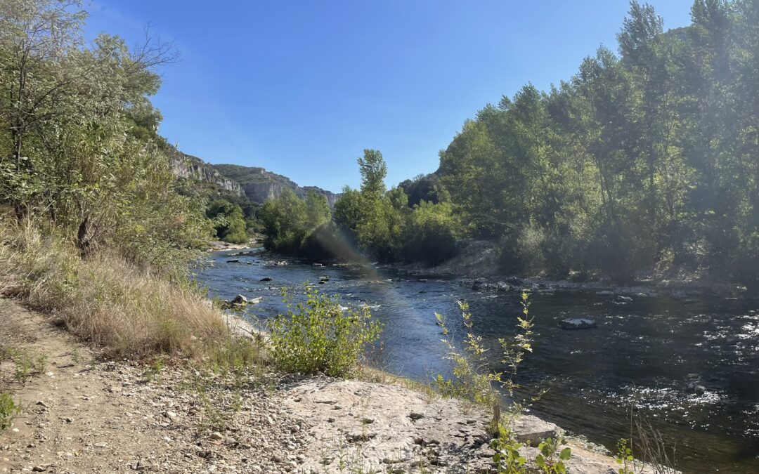 Uzes – La baume-Collias par le lit du Gardon